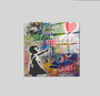 Wallity Pintura Decorativa de Vidrio Templado Multicolor 70 x 70 cm